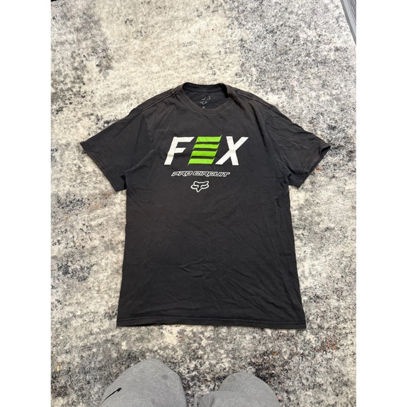 Fox Racing Other - Mens Fox Racing Pro Circuit Black T Shirt Size M Motocross Dirt Bike